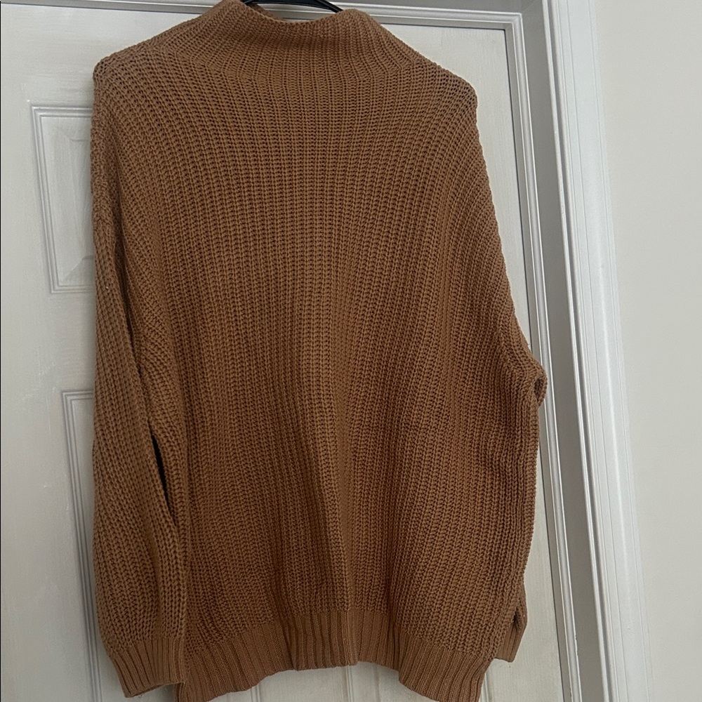Cozy Brown Knit Sweater
